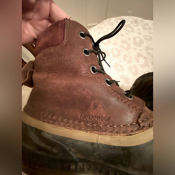 Sorel Cheyenne II Waterproof Leather Boots Color Tobacco/Black - Picture 6 of 11